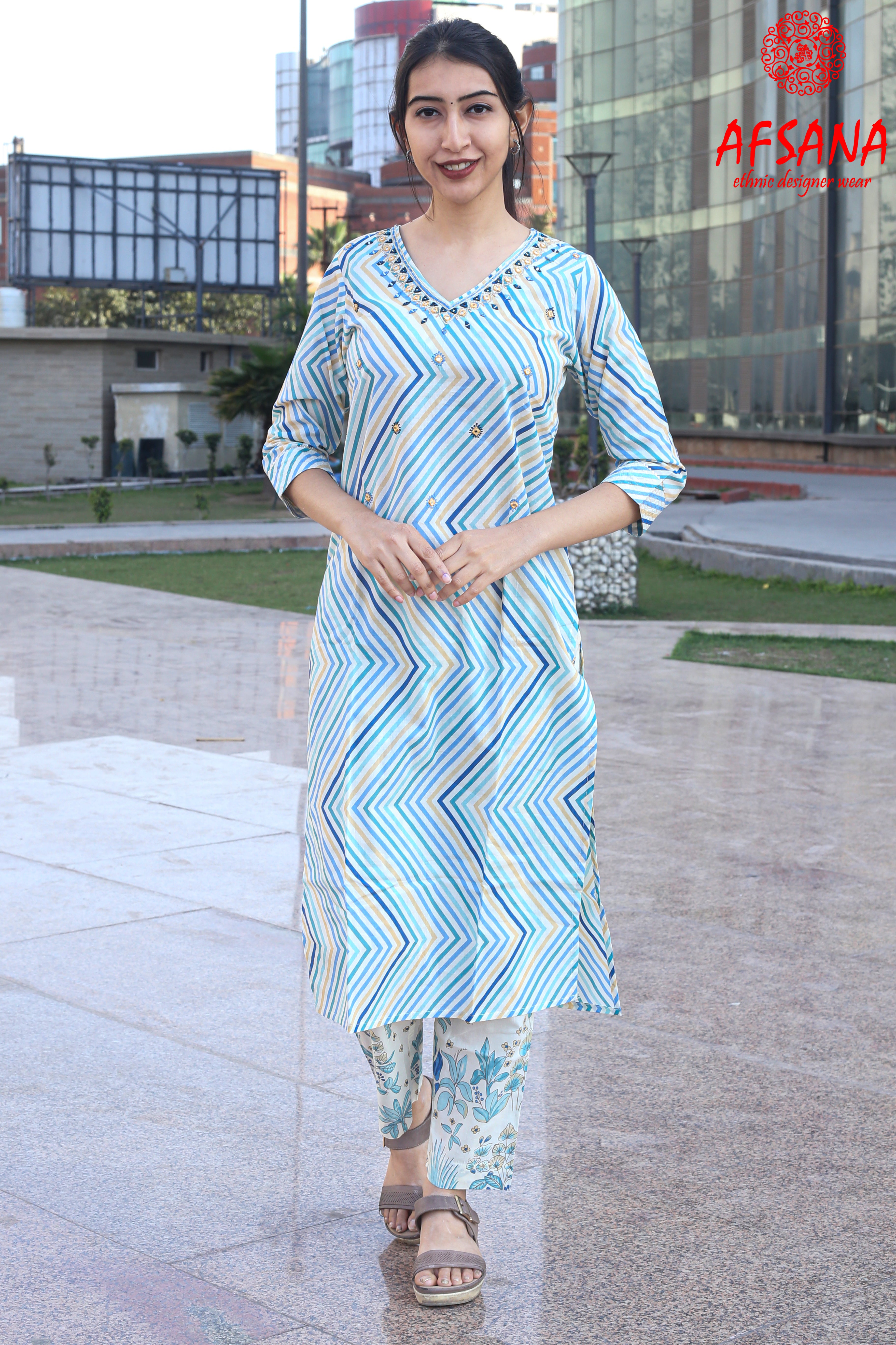 Kurta With Trousers Set